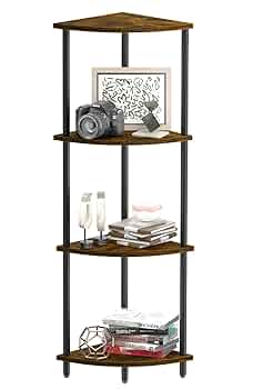 Amazon.com: SRIWATANA 4-Tier Standing Corner Shelf, 42.9